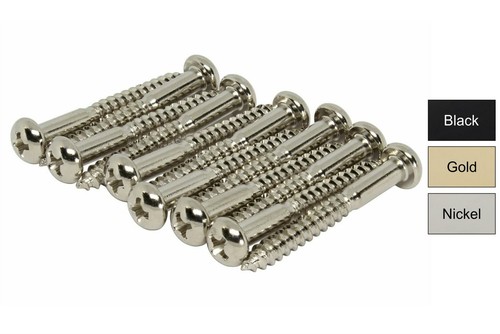 #6 x 1 1/4" (30mm) Vintage Tremolo Befestigungsschrauben - Stck 12 - Bild 1 von 6