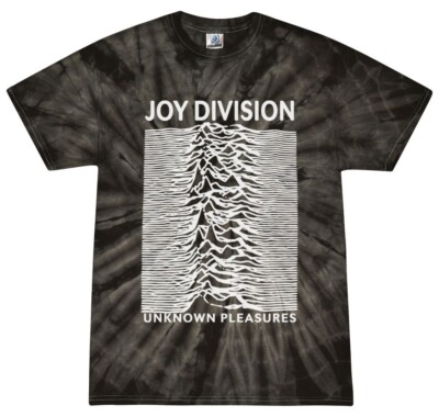 Joy Division Unknown Pleasures Tie-Dye T-Shirt Youth and Adult Size Cotton Tee