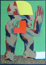 Horst Antes " Cefalopodi " 1967 " L1tografia