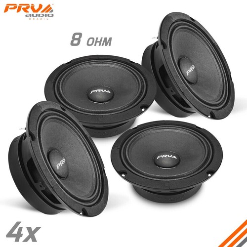 4x PRV 6.5" Midrange Speaker + Tweeters 1480w Package 6MR250B - Foto 2