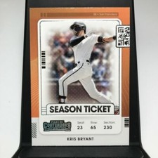 2021 Panini Contenders Kris Bryant BASE  #75 San Francisco Giants
