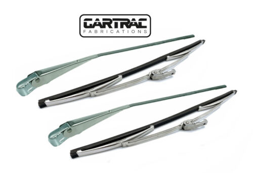 Ford Escort Mk1 Windscreen Wiper Arms & Wiper Blades Combo - RHD Sold as a Pair