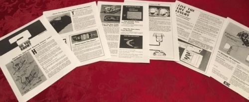 1969 Camaro Chevelle SS Z28 Dealer Bulletin Liquid Tire Chain Headlight Washer - Foto 3 di 6