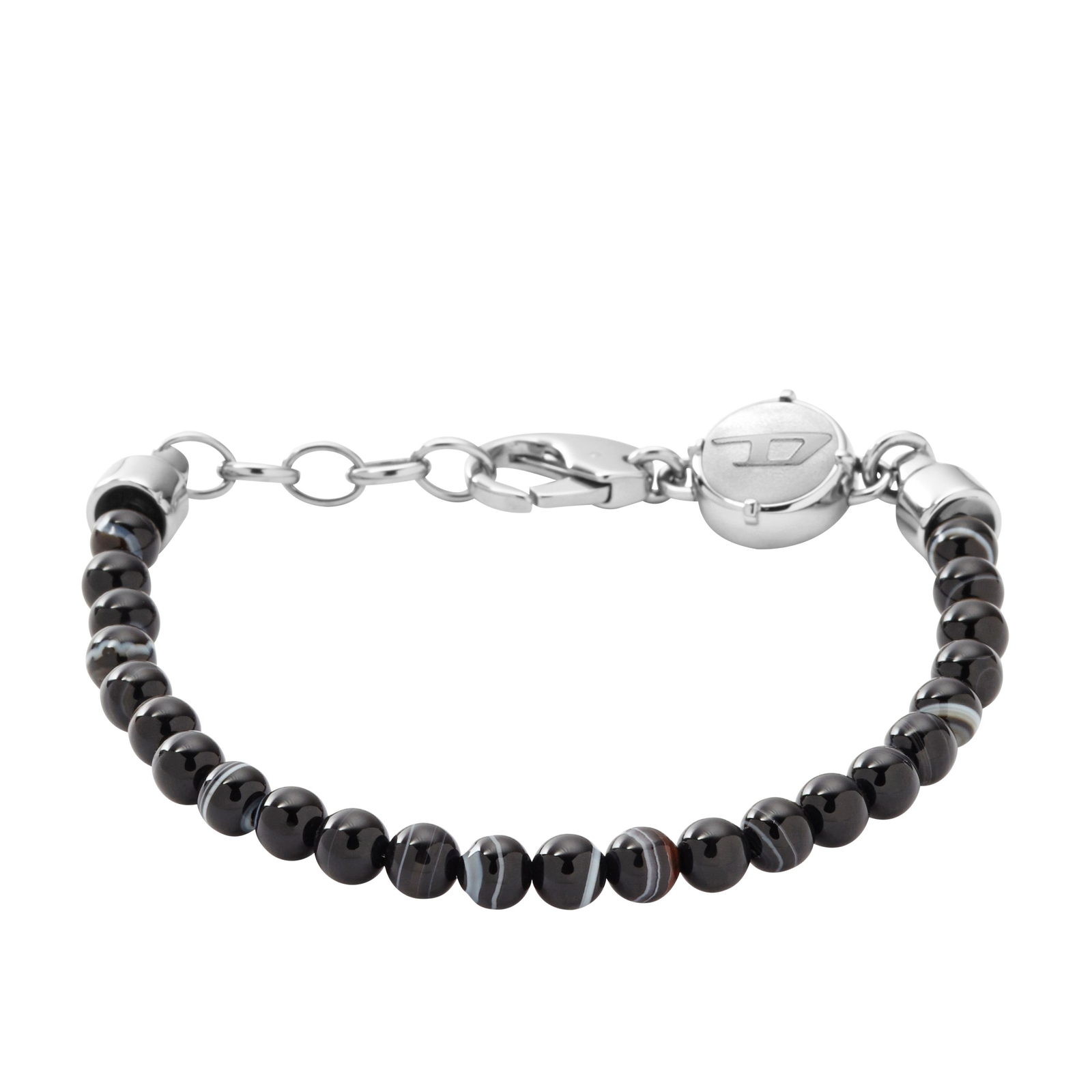 Bracciale Uomo DIESEL MOHICAN DX0848040 Acciaio Inossidabile Nero Beads