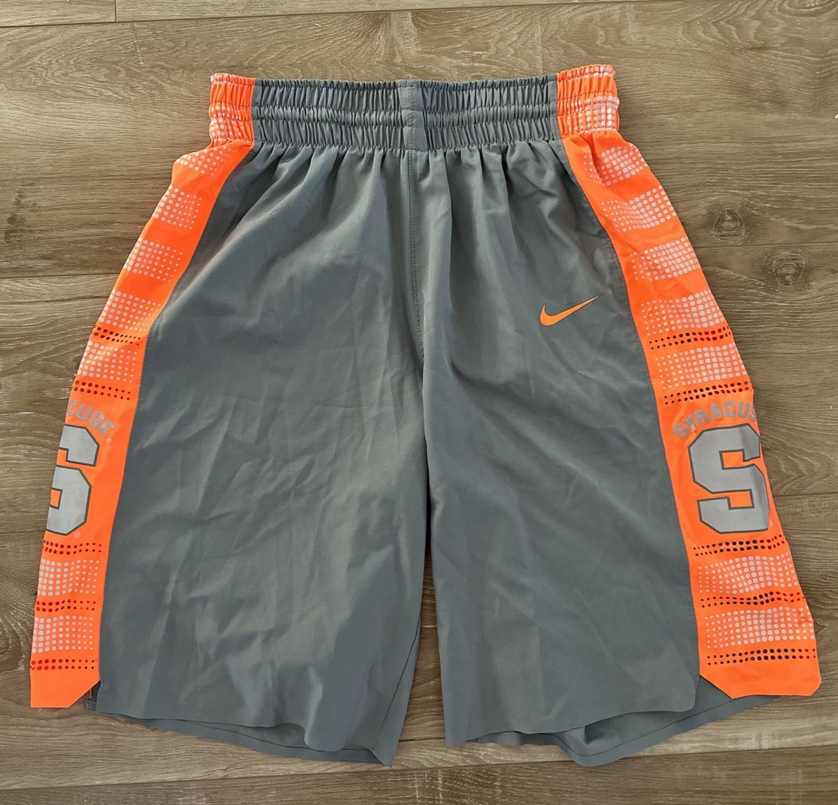 Nike Hyper Elite Platinum Syracuse Basketball Uniform Shorts