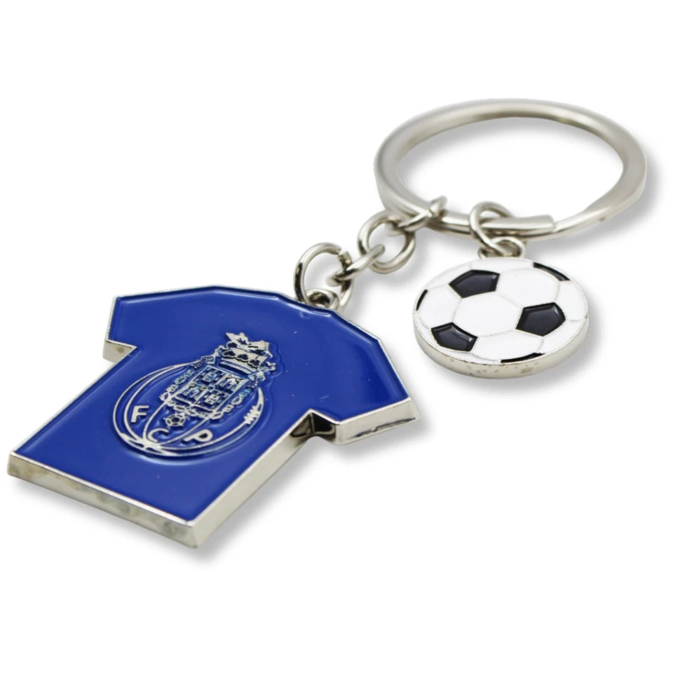 FC Porto Metal Keychain with Jersey and Soccer Ball Charm - Image 2 of 3
