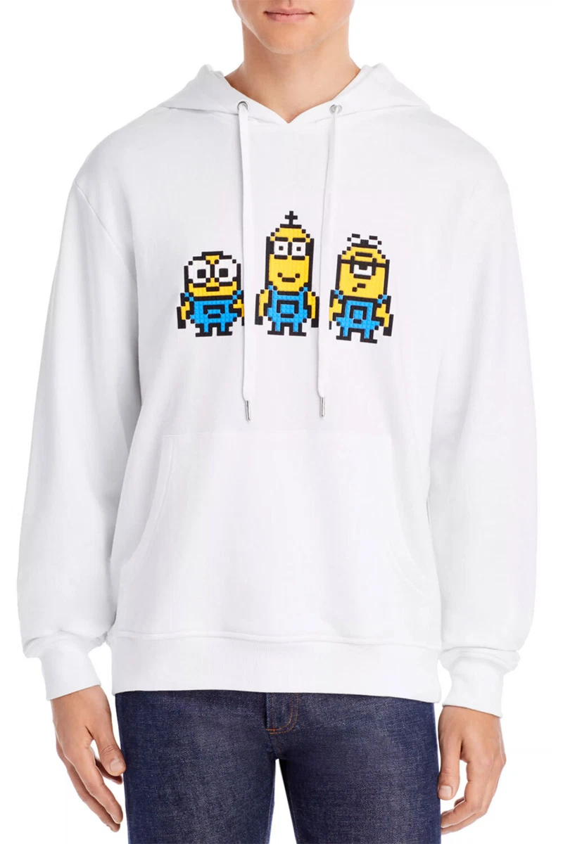 Mostly Heard Rarely Seen 8-Bit Mens Minions Tiny Together Hoodie M