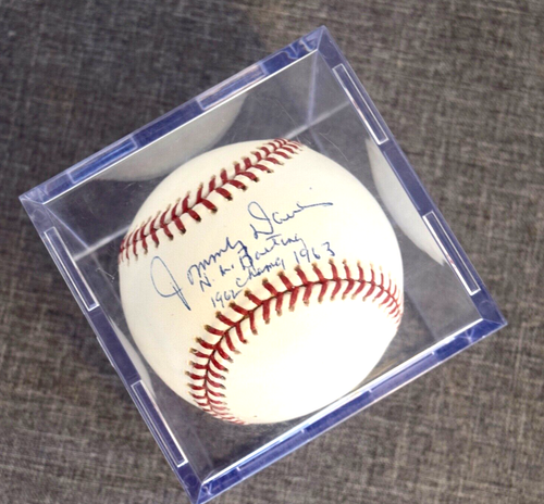 Tommy Davis Autograph w inscription"NL Batting Champ 1962-63" Signed Baseball