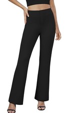 High-Waisted Black Flared Pants   Stylish  Comfortable