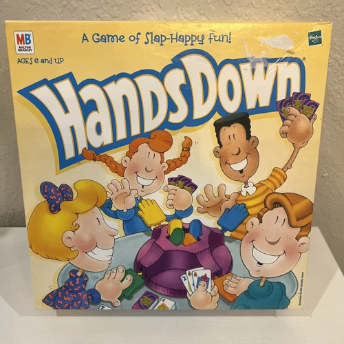 HANDS DOWN GAME MILTON BRADLEY HASBRO 1999 VINTAGE RARE COMPLETE FREE SHIP