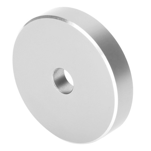 (Silver)Record Turntable Adapter 38mm X 8mm 45 RPM Adapter Aluminum - Imagen 2 de 12
