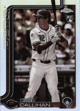 2025 Topps Chrome Update #USC156 Tyler Callihan Sepia Refractors Cincinnati Reds