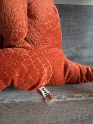 Toy R Us Rare Orange T-Rex Dinosaur 18” Plush Stuffed Animal Toy b236 - Picture 5 of 13