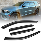 For 2011-2024 Dodge Durango 4pcs Window Visor Vent Sun Rain Guard Wind Deflector