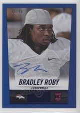 2014 Panini Hot Rookies Rookie Signatures Blue 13/99 Bradley Roby #341 Auto 7m3