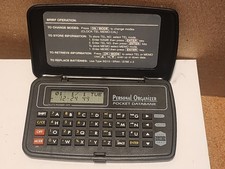 New, Personal Organizer Electronic Pocket Data Bank, Calculator, Telephone, Time