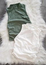 ZARA TANK SHIRT Crop Top Bluse Hemd Highwaist...