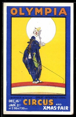 Ansichtskarte Olympia Circus and X-Mas Fair, Bertram W. Miller, Zirkus 
