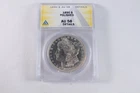 NobleSpirit Morgan SILVER Dollar 1890 ANACS 58 details Polished