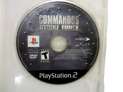 Commandos Strike Force (PlayStation 2 PS2, 2006) DISC ONLY, blockbuster case