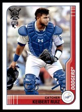 2021 Topps Big League Keibert Ruiz RC Los Angeles Dodgers #143 11032