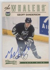 2012-13 Panini Classics Signatures Auto Geoff Sanderson #149 Auto o1m