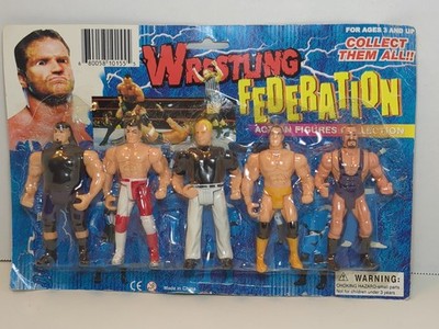 Knock Off Wrestling Lance Storm Taz Sandman Federation Figures MINT NIP 5 pack
