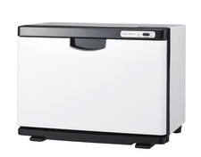 Towel Warmer Front-Opening L Size 20L White/Black Hot Box Towel Steamer Japan