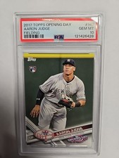 2017 Topps Opening Day Aaron Judge #147 Fielding (RC) PSA 10 Gem MT NY Yankees