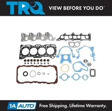 TRQ Engine Head Intake Exhaust Manifold Gasket Set Kit for Tracker Sidekick 1.6L