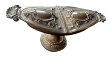 Navicella Portaincenso ottone Sbalzato XVIII secolo Italia