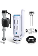 2 Inch Toilet Dual Flush Valve, Fill Valve, Push Button. Toilet Repair Kit, ...