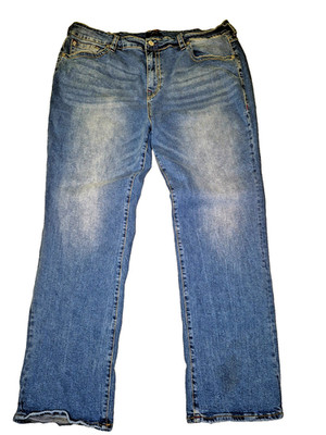 True Religion Ricky Relaxed Straight Jeans Men s 38 Blue Denim