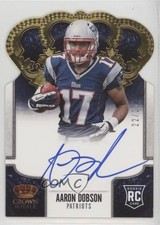 2013 Panini Crown Royale Gold Die-Cut Signatures 22/25 Aaron Dobson Auto z5i