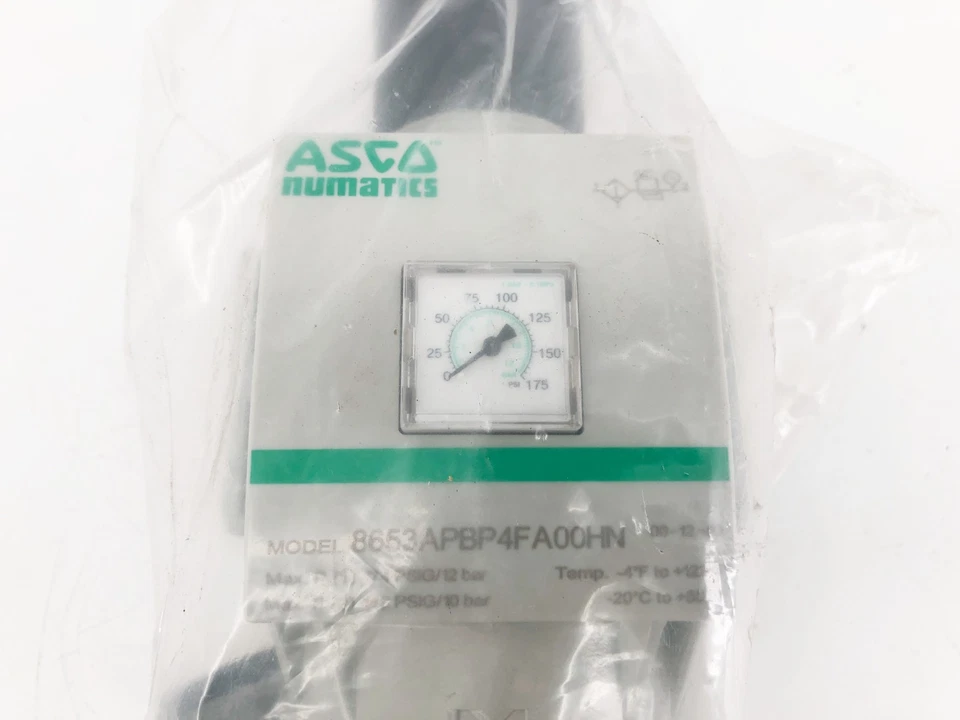 New Asco Numatics 8653APBP4FA00HN Particulate Filter 5 Micron 1/2" NPTF 174psig - Image 2 of 4