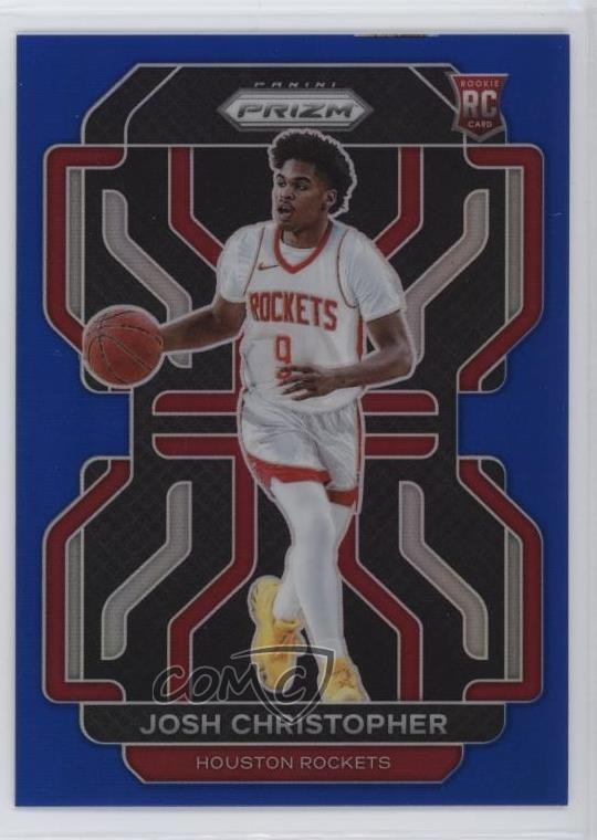 2021-22 Panini Prizm Blue Prizm 194/199 Josh Christopher #324 Rookie RC 06t1