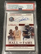 2020 PANINI FLAWLESS HOF AUTOS RUBY LADAINIAN TOMLINSON 5/5 PSA 6 AUTO 10