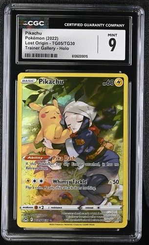 2022 Lost Origin #TG05/TG30 Pikachu CGC 9