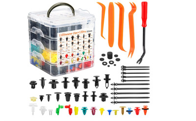 Kit de 1240 Clips de Retencion de Empuje Para Coche Y Sujetadores Automaticos