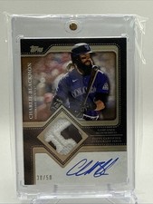 2025 Topps Update Flagship Autograph Relic Card Charlie Blackmon /50