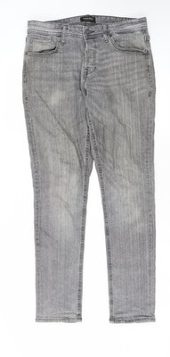 Jack & Jones Skinny Herrenjeans grau - Größe 32