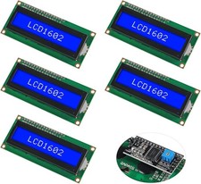 5x I2C 1602 LCD Display Module 16X2 Character Serial Blue Screen Backlight LCD