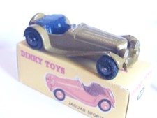 Dinky 38f Jaguar Sports Car Circa 1949 Dinky 38f Jaguar Sports Car Circa 1949