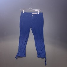DKNY Women s Blue Stretch Cotton Pants/Capri Size US 4 MEX/CA 4