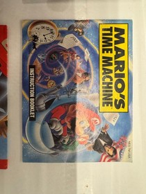 Mario's Time Machine NES Complete In Box 100 % CIB! L@@K!