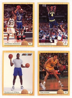 1993 Classic Draft Complete Set #1-100 Chris Webber & Anfernee Hardaway RC (B)