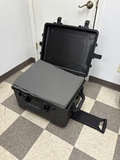 Condition 1 Hard Case with Foam Black rolling travel case