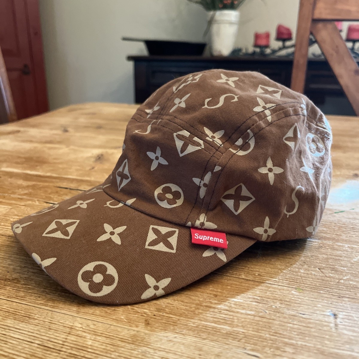 Monogram Supreme Louis Vuitton Snapback Baseball Cap Cappello