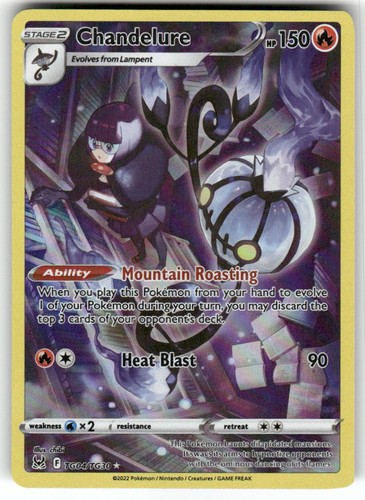 CHANDELURE - TG04/TG30 - NM - Lost Origin Trainer Gallery - Holo - Pokemon