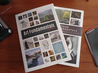Art Fundamentals + Beyond Art Fundamentals. (Light, shape, color, perspective)